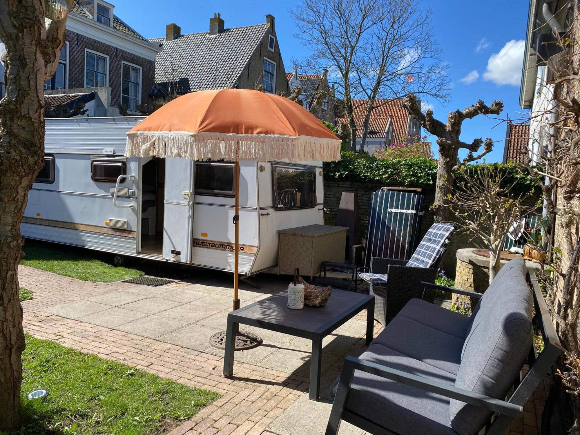 Caravan Stadstuin Goedereede Let Op De Badkamer Moet Met Andere Gasten Gedeeld Worden Exteriör bild